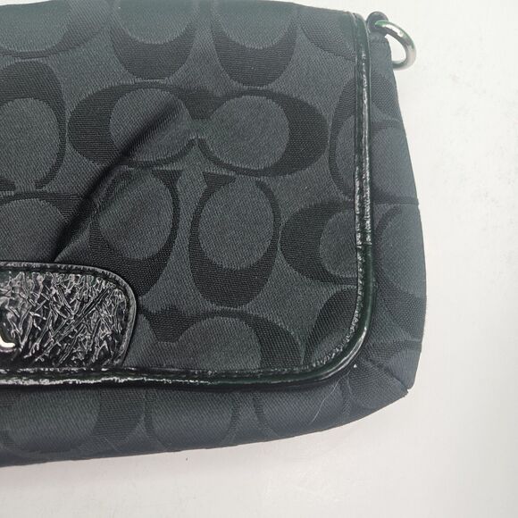 Coach Ashley Large Wristlet Clutch Wallet Signature C Clutch CC Slots Canvas - Picture 7 of 11